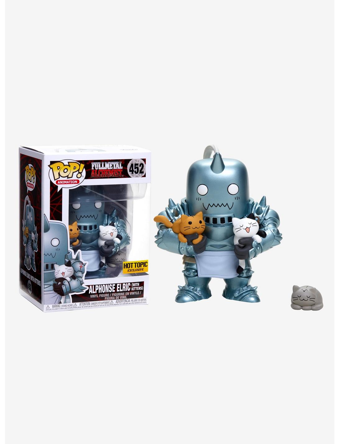 Funko POP! Animation Full Metal Alchemist Alphonse Elric (with Kittens) Hot Topic Exclusive
