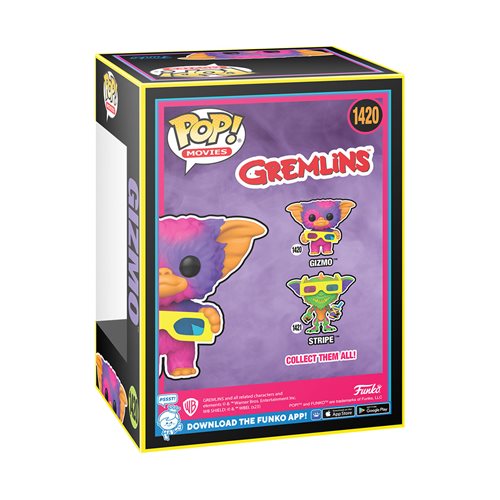 Gremlins Gizmo Black Light Funko Pop! Vinyl Figure Exclusive