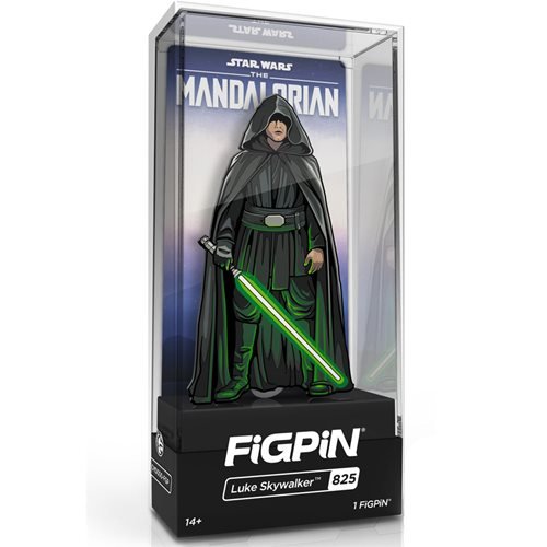 Star Wars: The Mandalorian Luke Skywalker FiGPiN Classic 3-Inch Enamel Pin