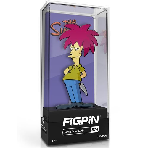 The Simpsons Sideshow Bob FiGPiN Classic 3-Inch Enamel Pin