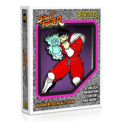 Street Fighter M. Bison Augmented Reality Enamel Pin