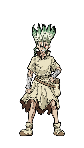Dr. Stone: Senku FiGPiN #486 – Wanted Pops & Collectibles