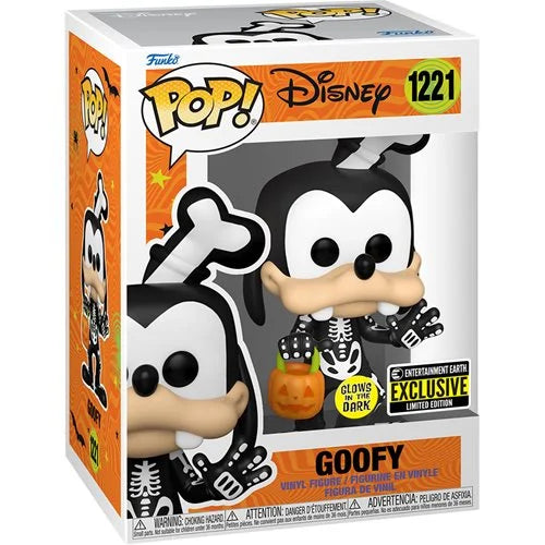 Disney Skeleton Goofy Glow-in-the-Dark Pop! Vinyl Figure - EE Exclusive