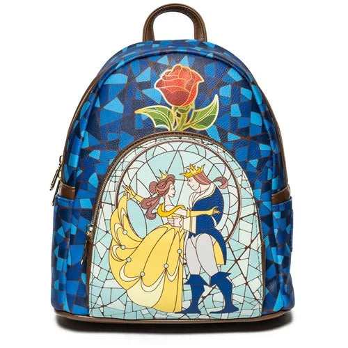 Beauty and the Beast Stained-Glass Window Mini-Backpack - EE Exclusive