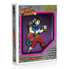 Street Fighter Chun-Li Augmented Reality Enamel Pin