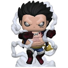 Pop! Animation - One Piece - Luffy Gear 4 (Metallic) Exclusive Special Edition (Dent-But-Mint)