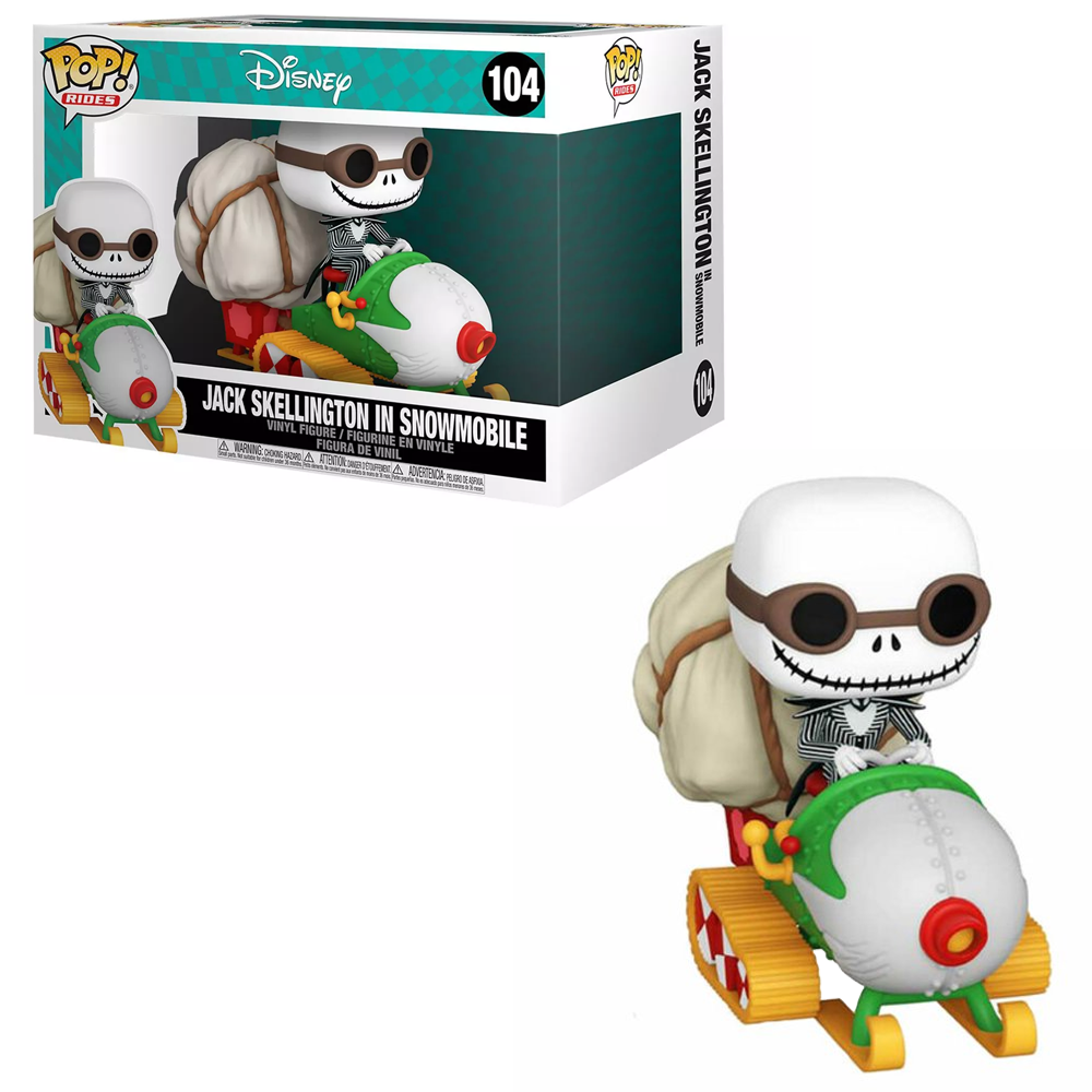 The Nightmare Before Christmas Jack in Snowmobile POP! Rides #104