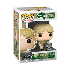 Funko POP! Crocodile Hunter - Steven Irwin with Sui Vinyl Figure #1105