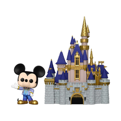 Funko POP! Town: Walt Disney World 50th Anniversary Castle with Mickey Pop! Vinyl Town