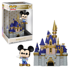 Funko POP! Town: Walt Disney World 50th Anniversary Castle with Mickey Pop! Vinyl Town