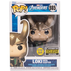 Avengers Loki with Scepter Pop! Vinyl Figure - EE Exclusive