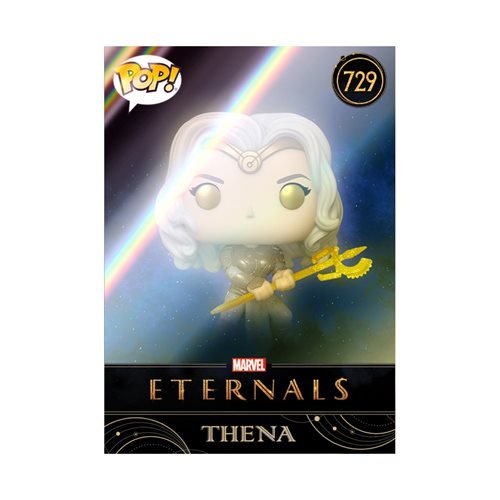 Eternals Thena Pop! Vinyl Figure with Collectible Card - EE Exclusive