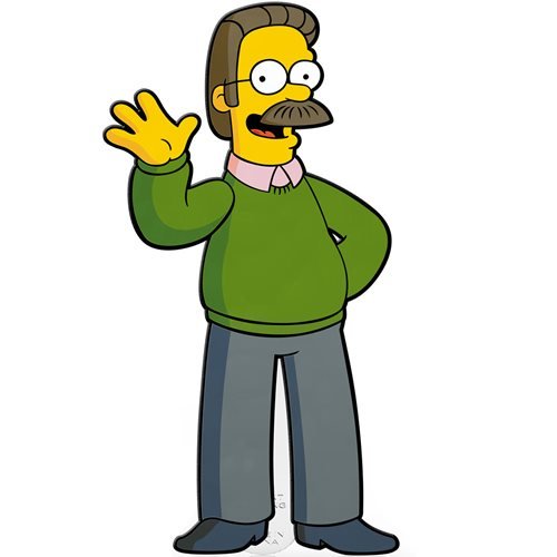 The Simpsons Ned Flanders FiGPiN Classic 3-Inch Enamel Pin