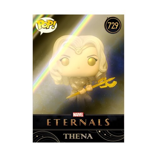 Eternals Thena Pop! Vinyl Figure with Collectible Card - EE Exclusive
