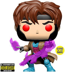 X-Men Gambit Glow-in-the-Dark POP! Vinyl Figure - EE Exclusive