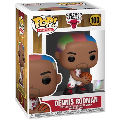 NBA: Legends Dennis Rodman (Bulls Home) Pop! Vinyl Figure