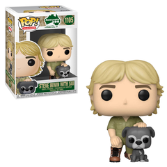 FU54696 Funko POP! Crocodile Hunter - Steven Irwin with Sui Vinyl Figure #1105