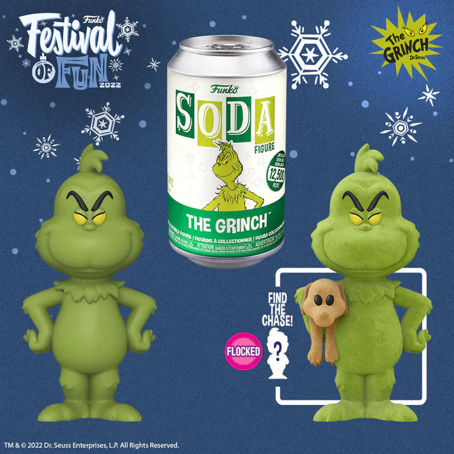 Funko Vinyl Soda Dr. Seuss: The Grinch Figure with Chance of Chase
