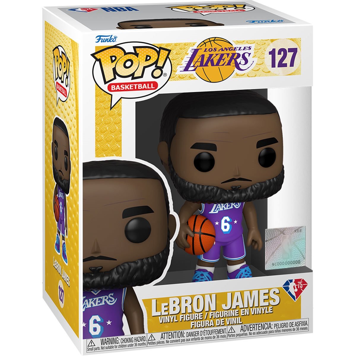 NBA Lakers LeBron James (City Edition 2021) Pop! Vinyl Figure