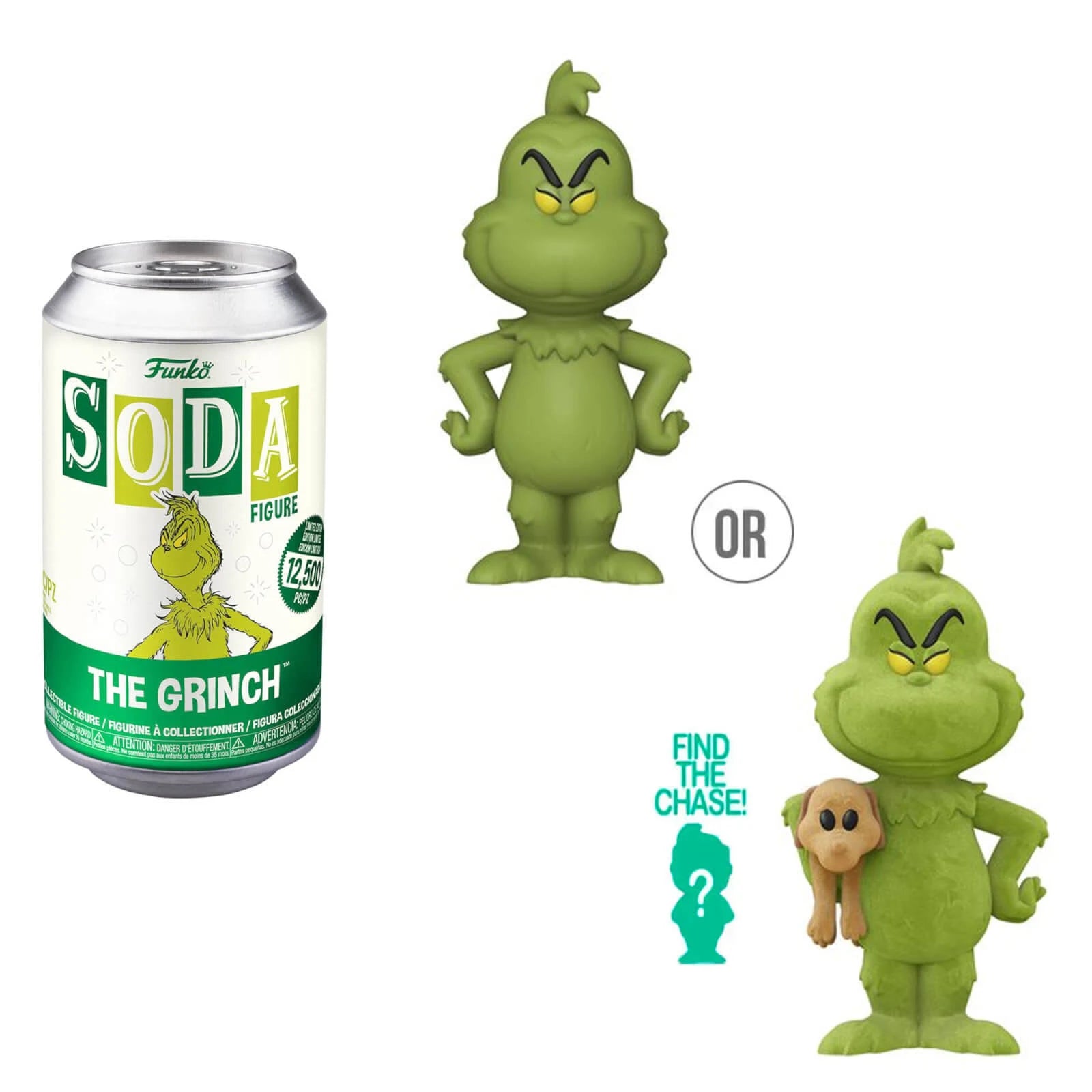 Funko Vinyl Soda Dr. Seuss: The Grinch Figure with Chance of Chase